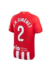 Atletico Madrid Jose Gimenez #2 Jalkapallovaatteet Kotipaita 2023-24 Lyhythihainen